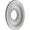 Ekena Millwork Cole PVC Medallion (Canopies up to 4 1/4"), 13"OD x 3 1/2"ID x 3/4"P, UltraCover Satin Smokey Beige CMP13COGBE - alternate 4